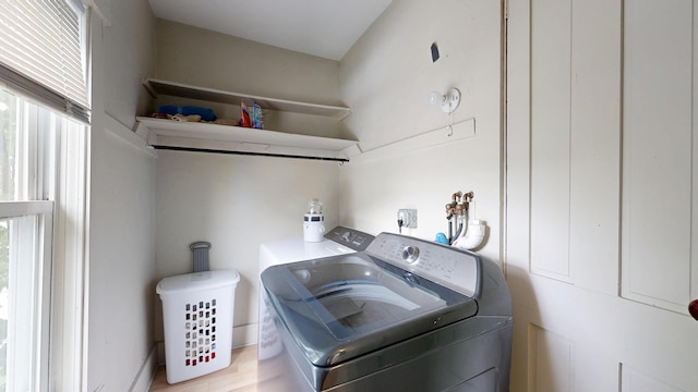 17 Wellman St, Lewiston, ME 04240 - washroom featuring independent washer and dryer