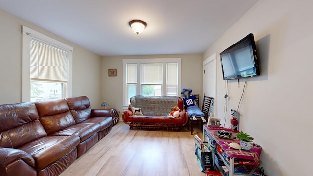 17 Wellman St, Lewiston, ME 04240 - living area with wood finished floors
