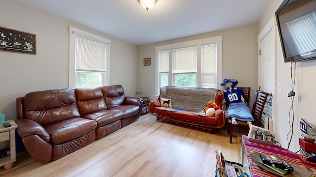 17 Wellman St, Lewiston, ME 04240 - living room featuring healthy amount of natural light and wood finished floors