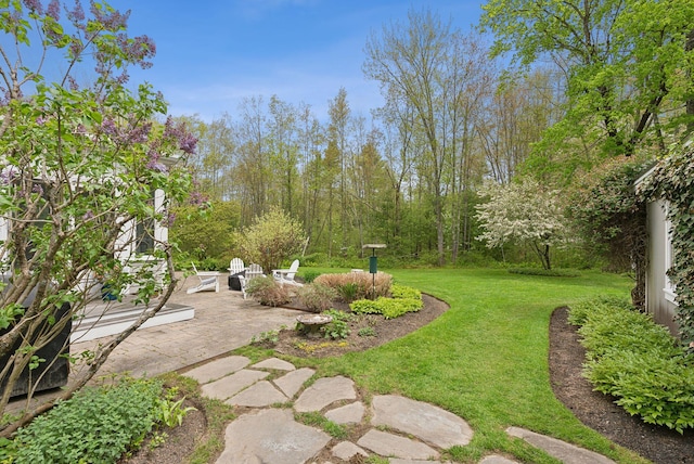 71 N St, Kennebunkport, ME 04046 - view of grassy yard with a patio area