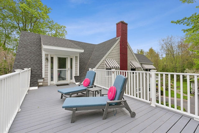 71 N St, Kennebunkport, ME 04046 - view of wooden deck