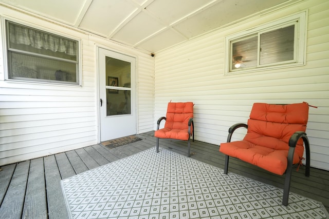 22 Meadow Rd, Hampden, ME 04444 - view of deck
