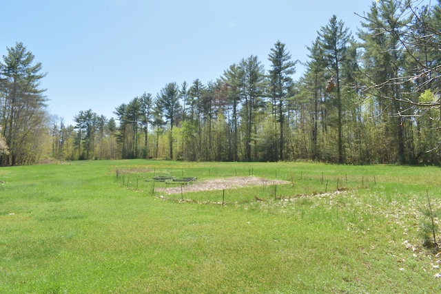 306 Campbell Rd, Leeds, ME 04263 - view of green lawn with a view of trees