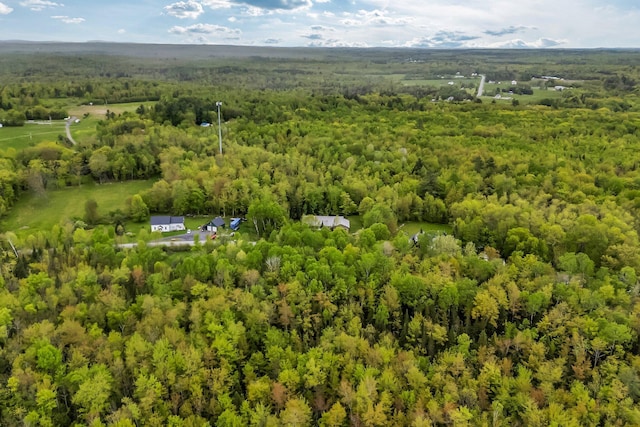 66 Mcnally Rd, Clinton, ME 04927 - aerial view of a heavily wooded area