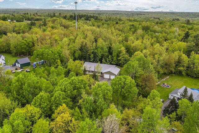 66 Mcnally Rd, Clinton, ME 04927 - drone / aerial view of a forest
