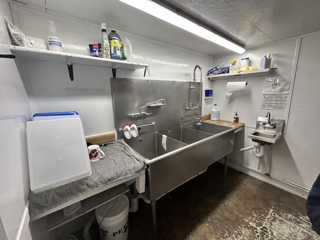 208 New Rd, Arundel, ME 04046 - misc room featuring baseboards and a sink
