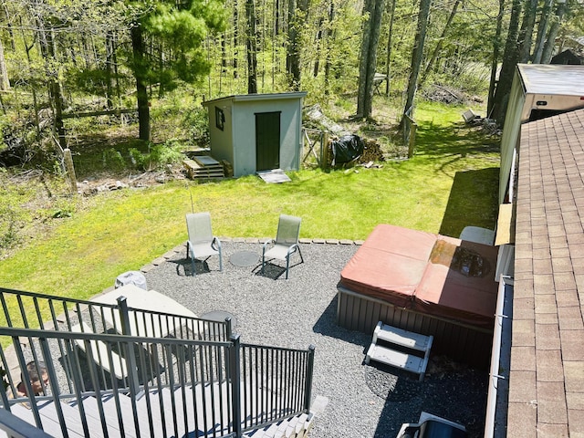 208 New Rd, Arundel, ME 04046 - view of patio with a hot tub