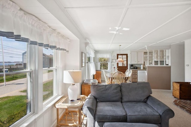 688 Kings Hwy, Kennebunkport, ME 04046 - living room featuring plenty of natural light and baseboards