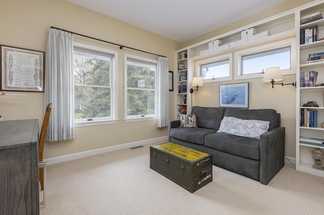 215 High St Unit 101, South Portland, ME 04106 - carpeted living area with baseboards