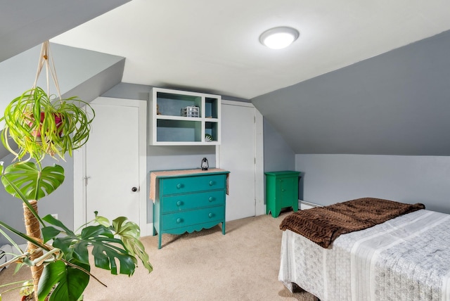 19 Cobbossee Ave, Gardiner, ME 04345 - bedroom with light colored carpet and vaulted ceiling