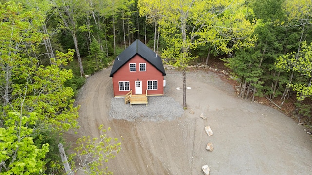 23 Bray Cir, Passadumkeag, ME 04475 - view of subject property with a forest