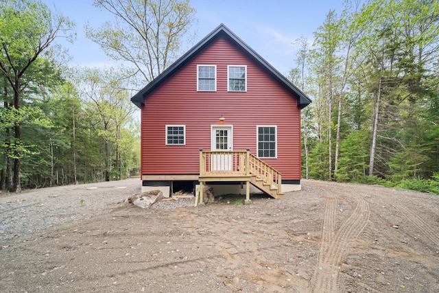 23 Bray Cir, Passadumkeag, ME 04475 - view of back of house