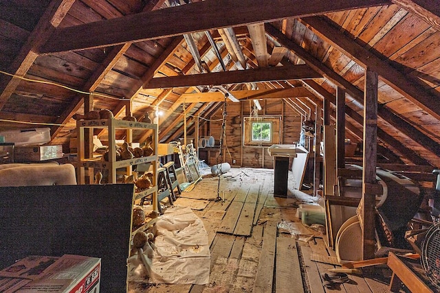 753 Ridge Rd, Windsor, ME 04363 - view of unfinished attic