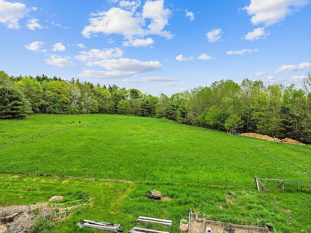 753 Ridge Rd, Windsor, ME 04363 - view of yard with a rural view and a garden