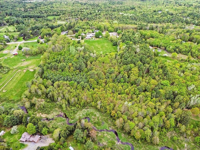 753 Ridge Rd, Windsor, ME 04363 - aerial overview of property's location with a heavily wooded area