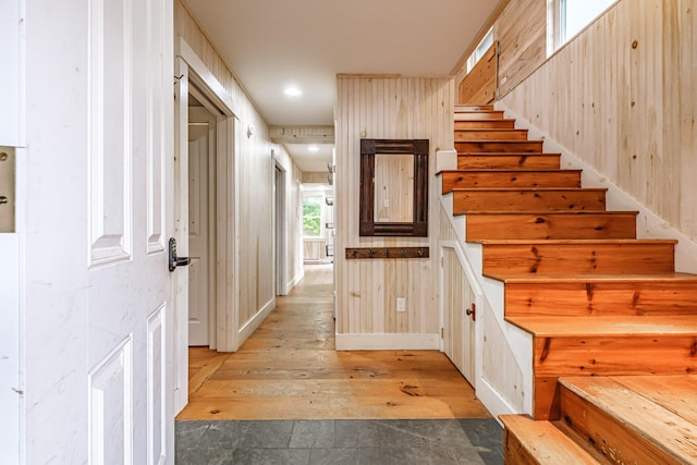 76 Old W Bethel Road, Albany Twp, ME 04217 - stairway with recessed lighting