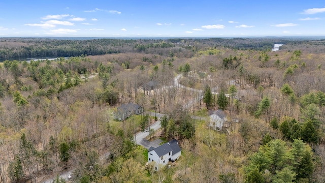 64 Autumn Rdg, Sabattus, ME 04280 - aerial view of property's location featuring a forest