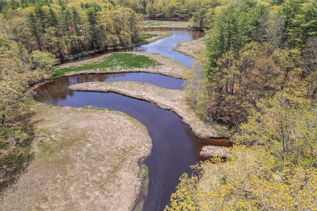 70 Cider Hill Rd, York, ME 03909 - aerial view of a large body of water and a forest