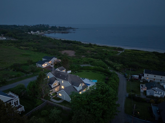 25 Ocean Ave, Cape Elizabeth, ME 04107 - aerial view of property's location with a nearby body of water