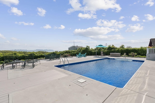25 Ocean Ave, Cape Elizabeth, ME 04107 - view of swimming pool featuring a patio area
