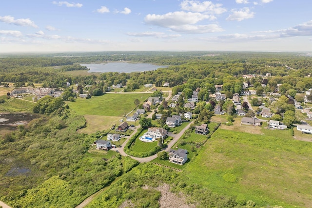 25 Ocean Ave, Cape Elizabeth, ME 04107 - aerial view of a heavily wooded area and a nearby body of water