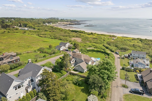 25 Ocean Ave, Cape Elizabeth, ME 04107 - aerial perspective of suburban area with expansive coastline