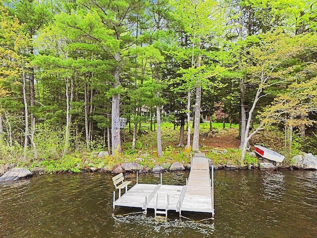 282 Pierces Point Rd, Windsor, ME 04363 - view of dock area