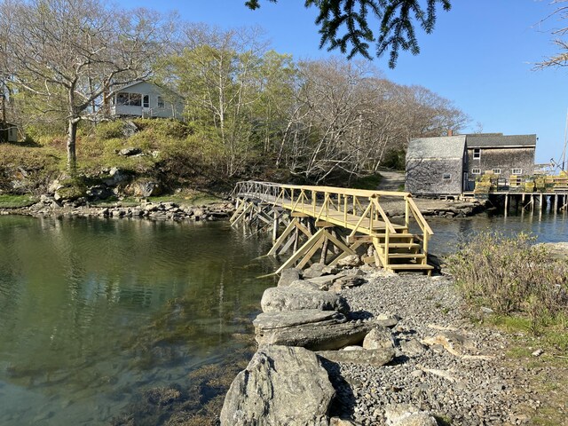 42 Old Mill Rd, Bristol, ME 04554 - dock area featuring a water view