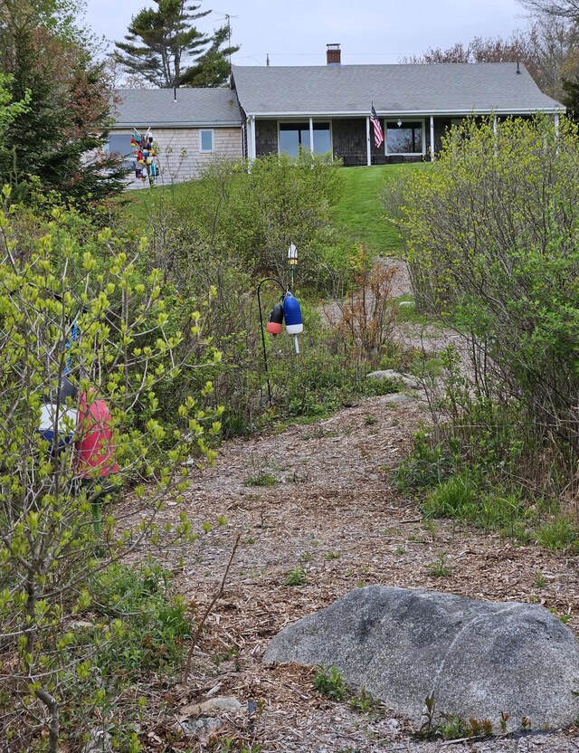 42 Old Mill Rd, Bristol, ME 04554 - view of yard