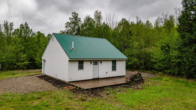 22 Partridge Ln, Medford, ME 04463 - view of outbuilding with a view of trees