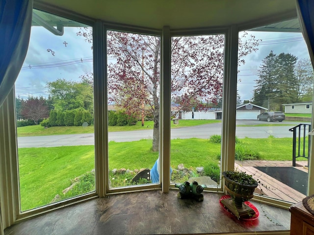 13 Pearl St, Fort Kent, ME 04743 - unfurnished sunroom with plenty of natural light
