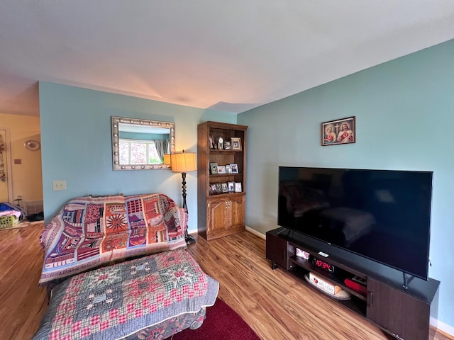 13 Pearl St, Fort Kent, ME 04743 - living room with wood finished floors and baseboards