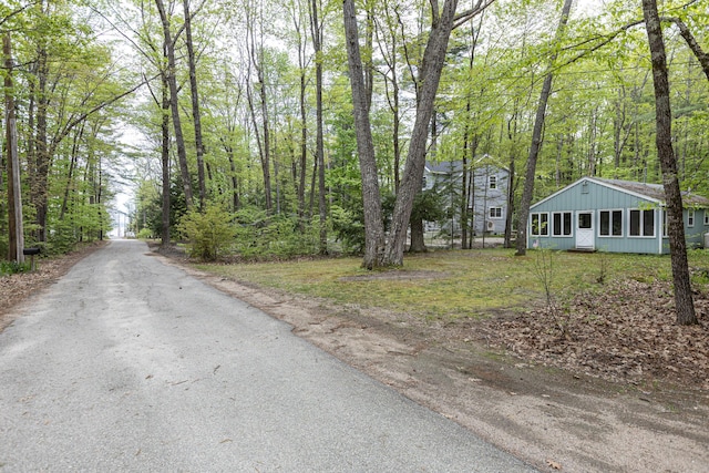 18 Julian St, Sebago, ME 04029 - view of street featuring a view of trees