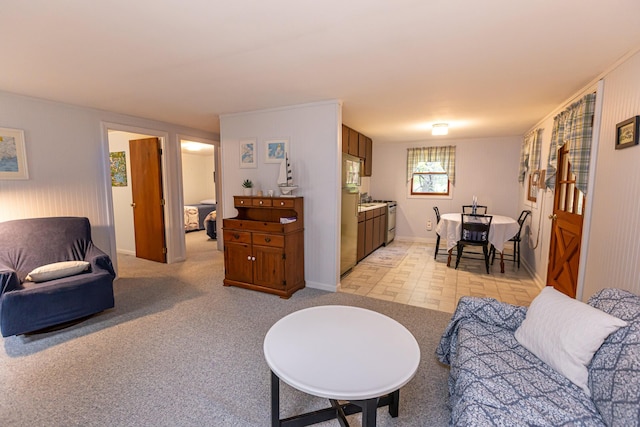 18 Julian St, Sebago, ME 04029 - living room featuring baseboards