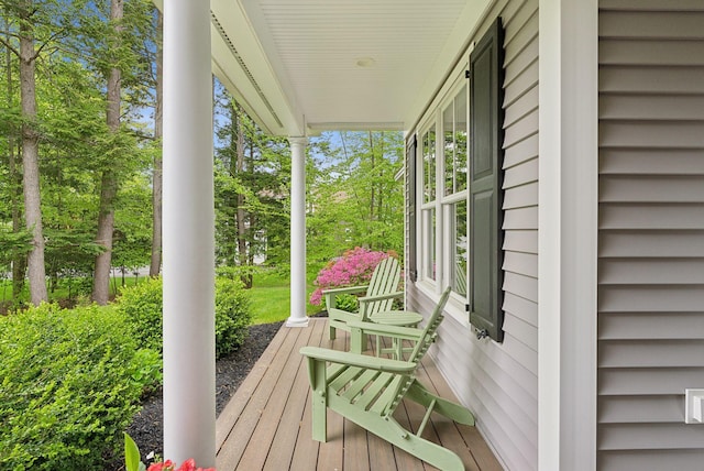 45 S Ridge Rd, Falmouth, ME 04105 - view of porch