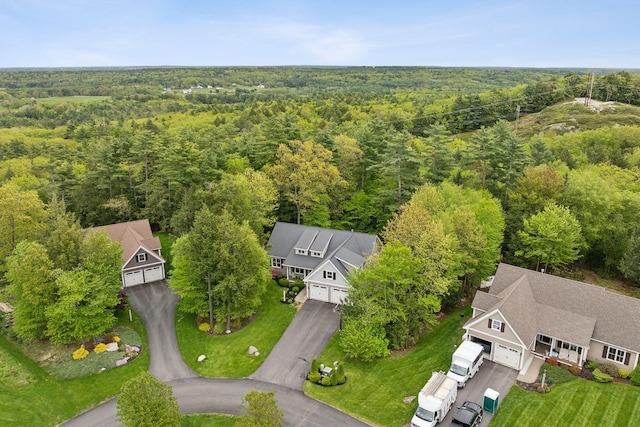 45 S Ridge Rd, Falmouth, ME 04105 - drone / aerial view of a forest