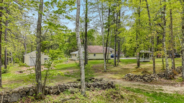 19 Rumery Rd, Lyman, ME 04002 - view of yard with a gazebo