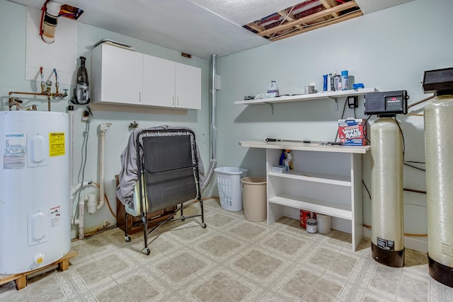 19 Rumery Rd, Lyman, ME 04002 - misc room with water heater and light floors