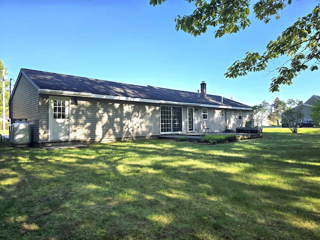 83 Clover Ln, Auburn, ME 04210 - back of property featuring a yard