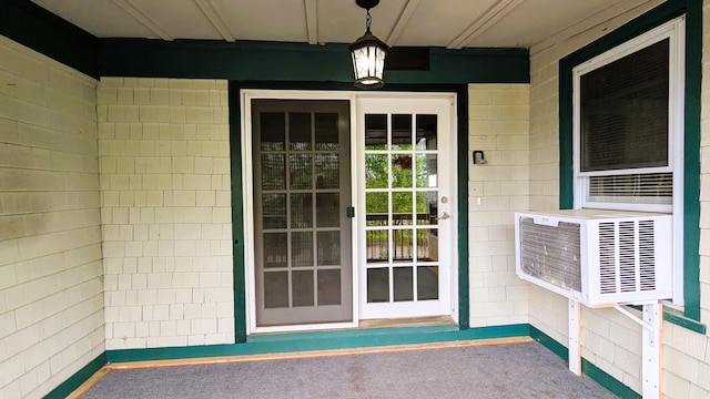 191 Bates St, Pittsfield, ME 04967 - view of exterior entry featuring a porch