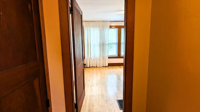 191 Bates St, Pittsfield, ME 04967 - corridor featuring light wood-style flooring