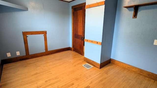 191 Bates St, Pittsfield, ME 04967 - empty room featuring hardwood / wood-style floors and baseboards