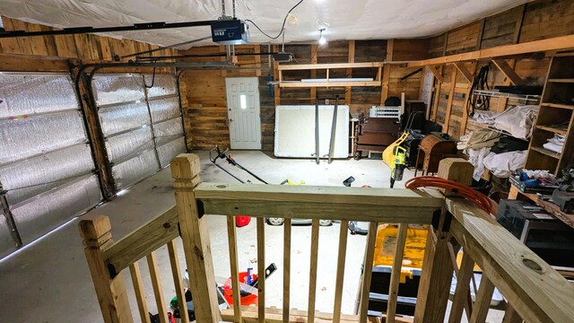 191 Bates St, Pittsfield, ME 04967 - garage featuring a garage door opener