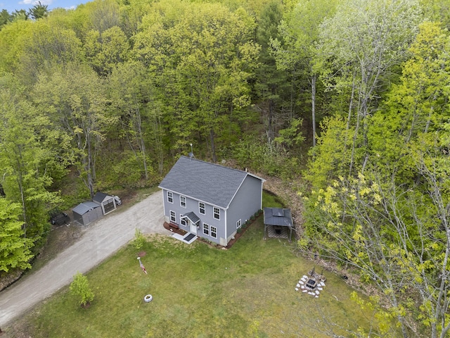 2 Ball Park Rd, Lewiston, ME 04240 - view of subject property featuring a forest