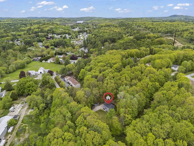 2 Ball Park Rd, Lewiston, ME 04240 - aerial overview of property's location with a heavily wooded area