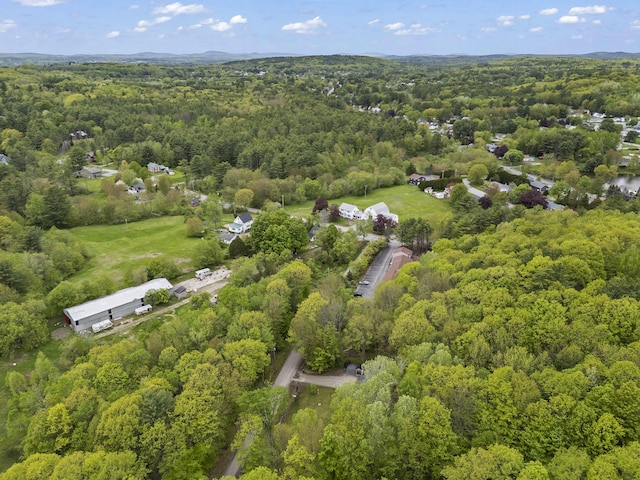 2 Ball Park Rd, Lewiston, ME 04240 - aerial view of property and surrounding area with a forest