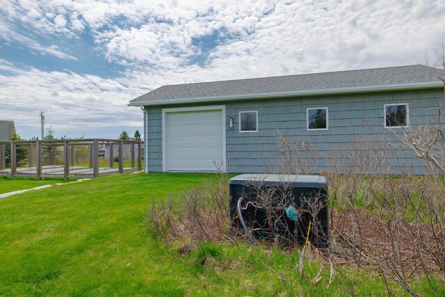 4 Seawall Point Ln, Southwest Harbor, ME 04679 - rear view of property with a yard