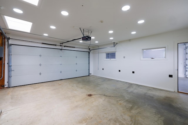 4 Seawall Point Ln, Southwest Harbor, ME 04679 - garage featuring a garage door opener and recessed lighting