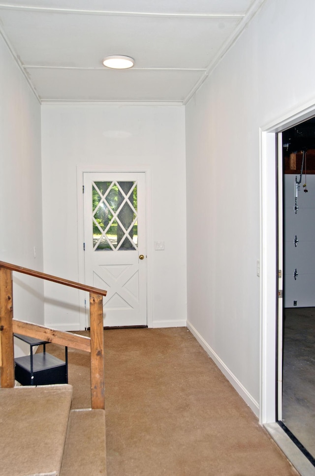 60 Rolling Rdg, Jay, ME 04239 - corridor featuring baseboards and carpet floors
