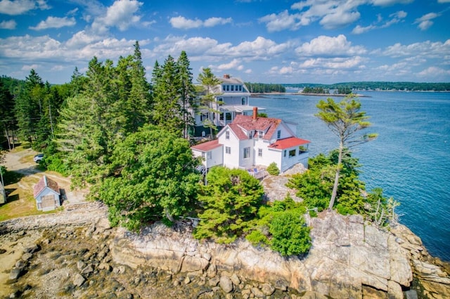 16 Tilton Ln, Southport, ME 04576 - view of subject property with a large body of water